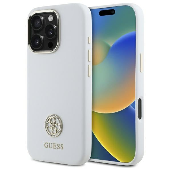 Guess 4G Strass Metal Logo Case