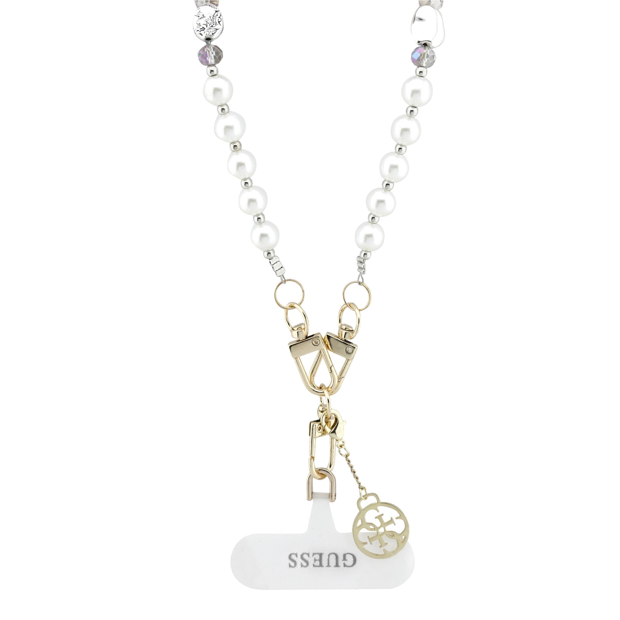 Guess Perlen Handykette Abnehmbarer Crossbody