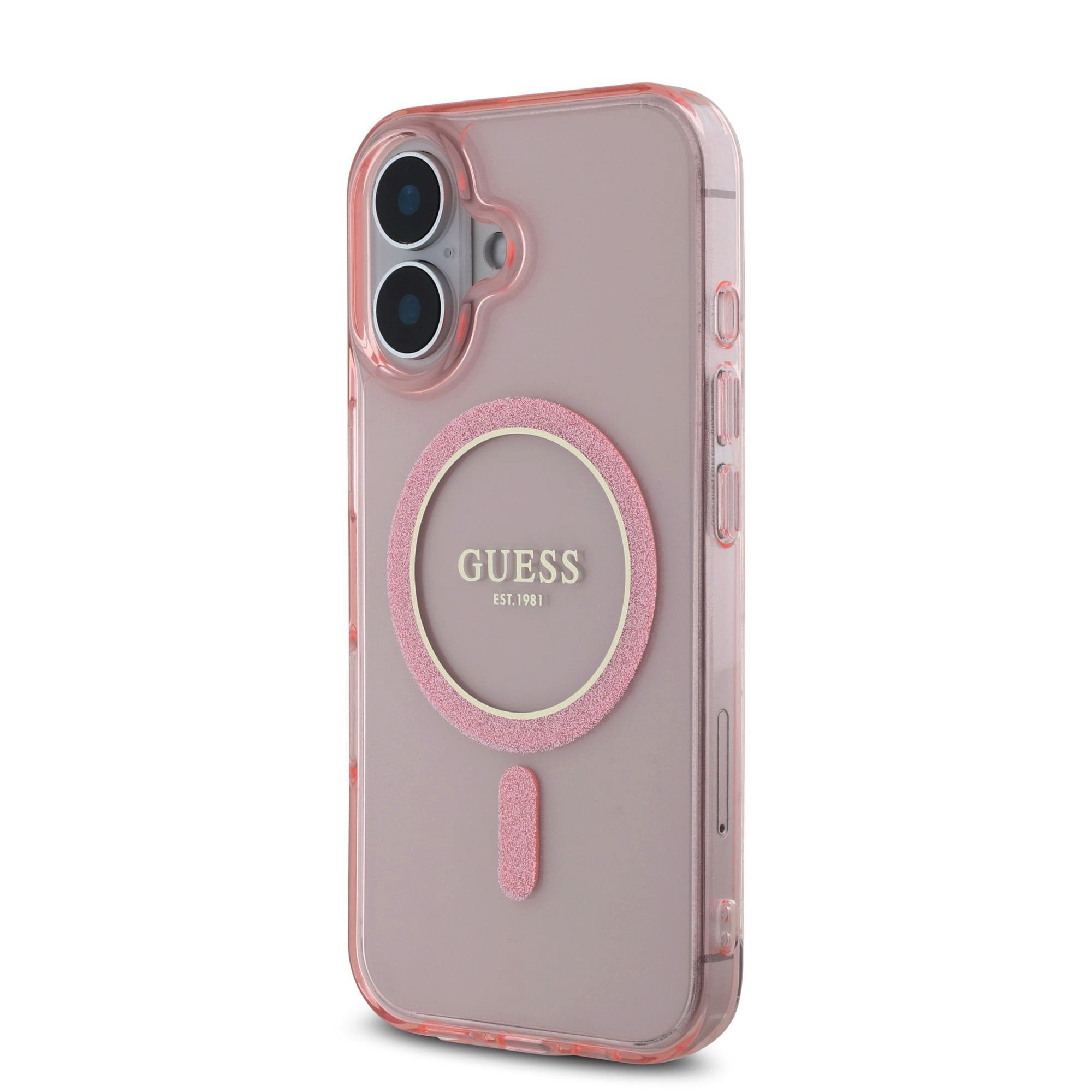 Guess Glitter Ring MagSafe Case