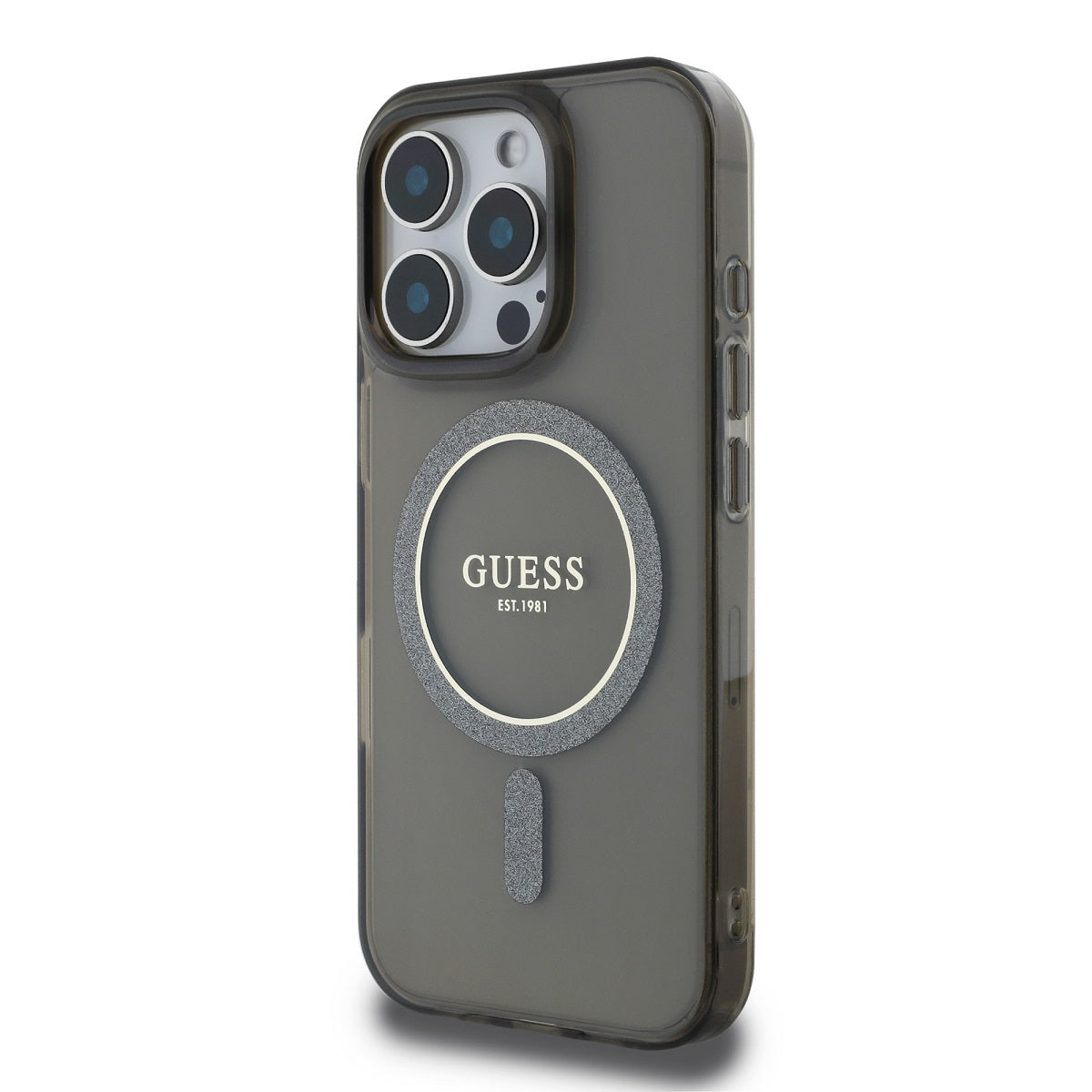Guess Glitter Ring MagSafe Case