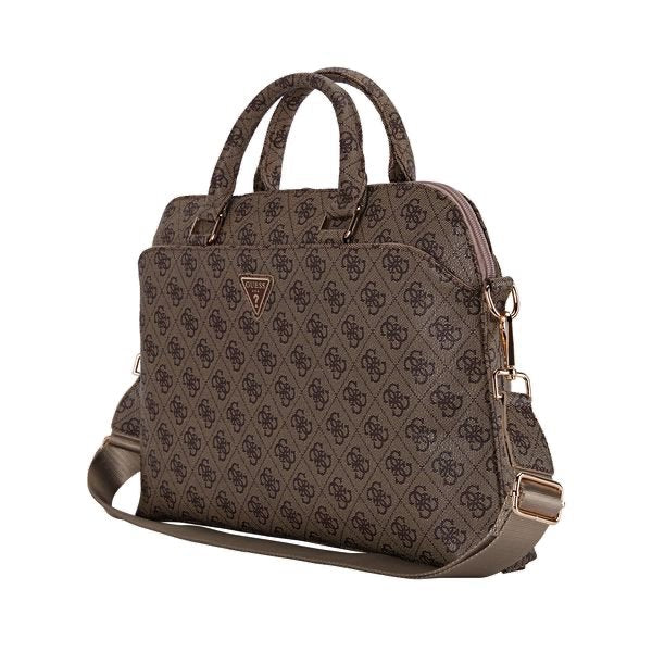 Guess Grained  Triangle Logo Laptoptasche Macbook 15/16 Zoll