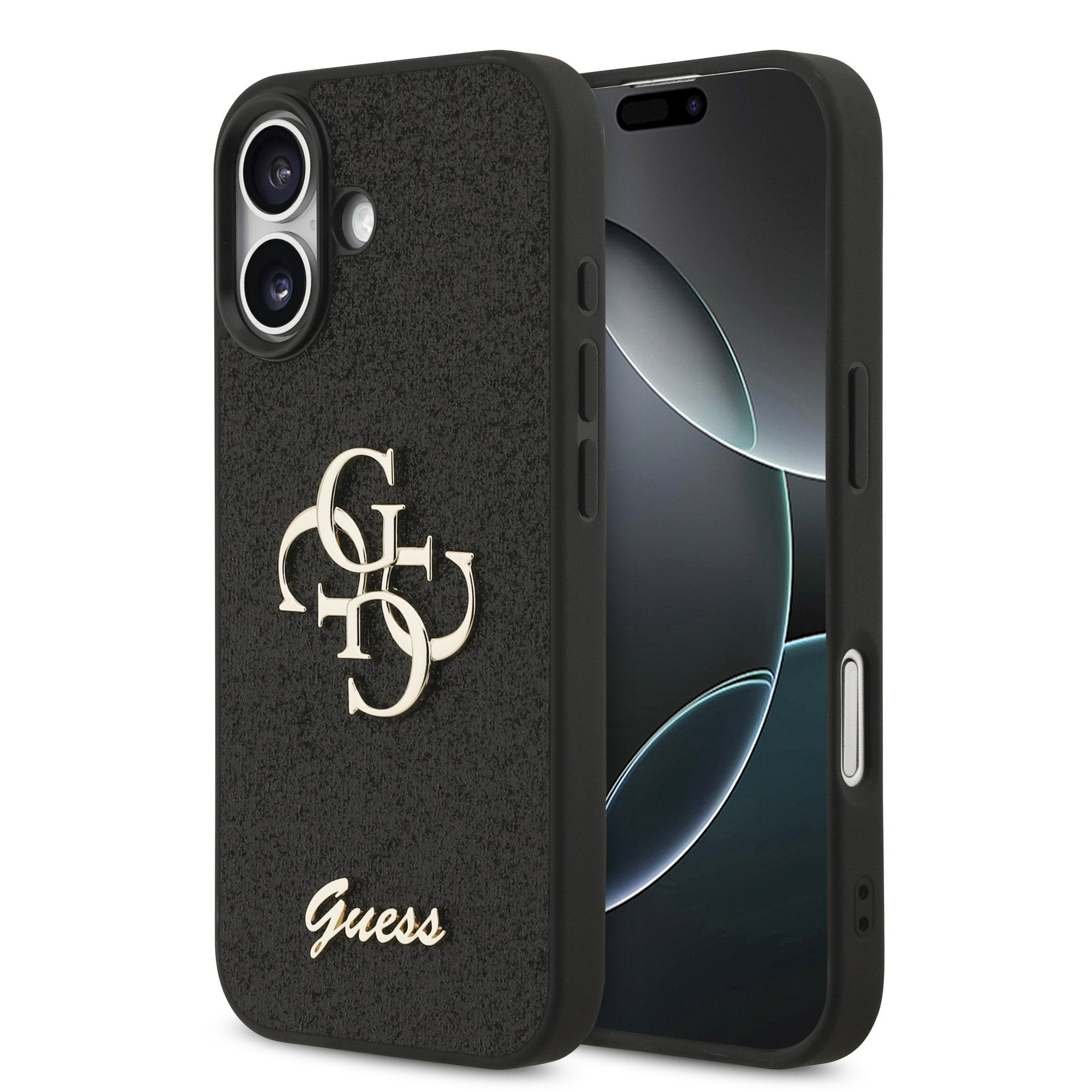 Guess Glitter Script Big 4G Case