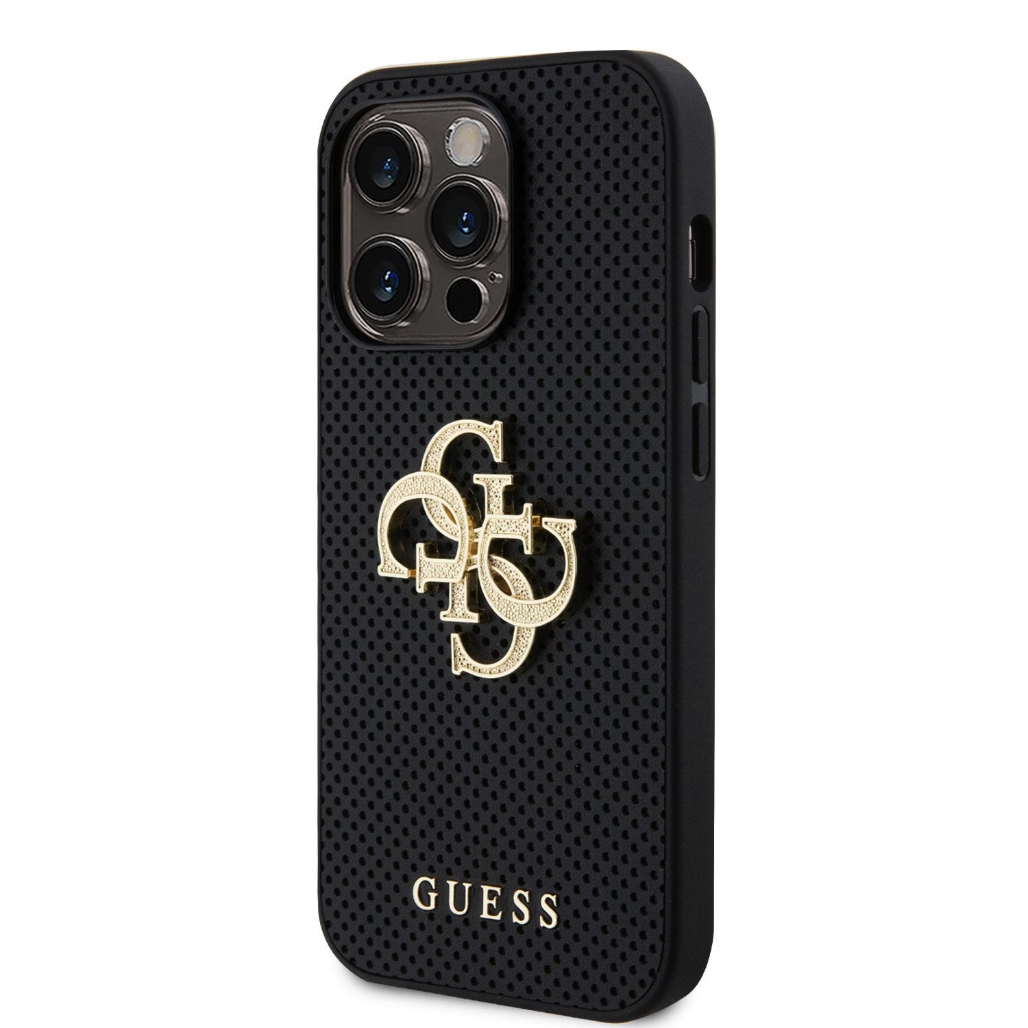 Guess 4G Glitter Big Metal Logo Case