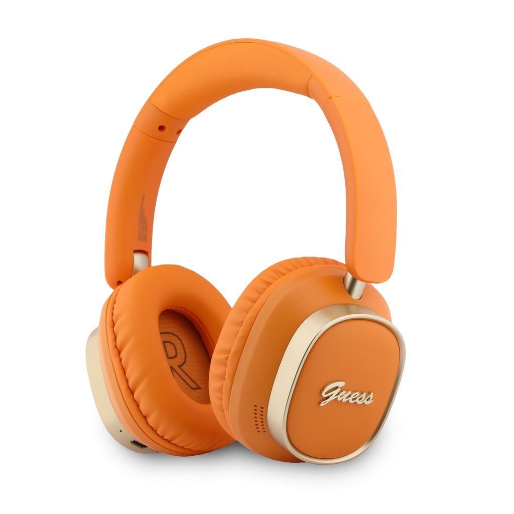 Guess Metal Logo Max Headphones - Over Ear Bluetooth Kopfhörer Orange