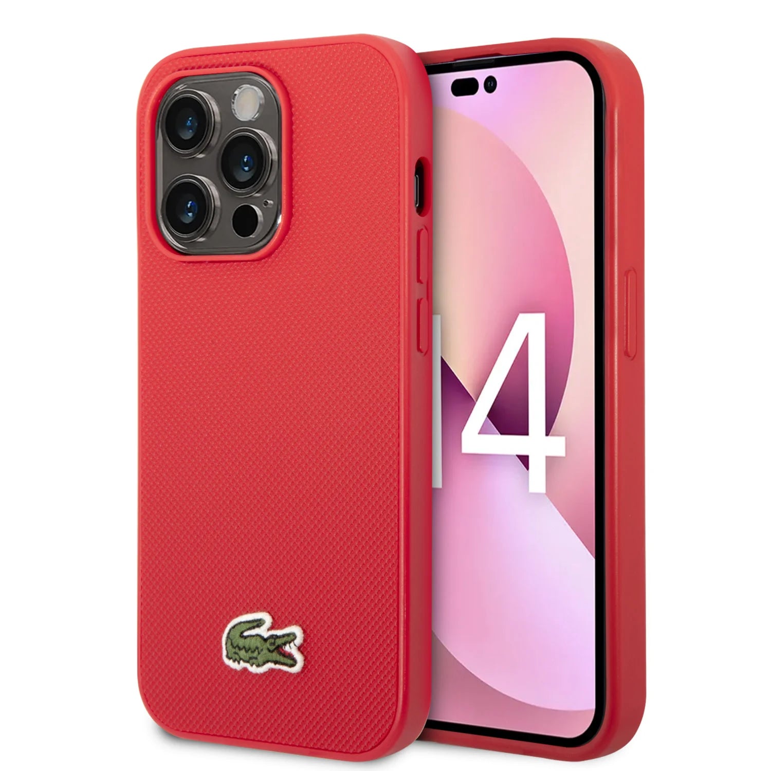 Lacoste Iconic Petit Pique Woven Logo Case