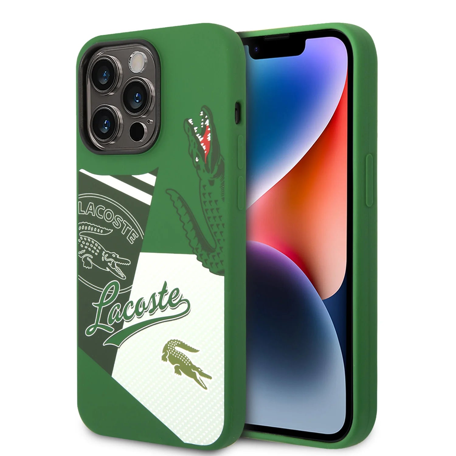 Lacoste Liquid Silicone Patchwork Case