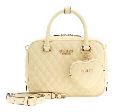 Guess Atabey Box Satchel Handtasche Yellow