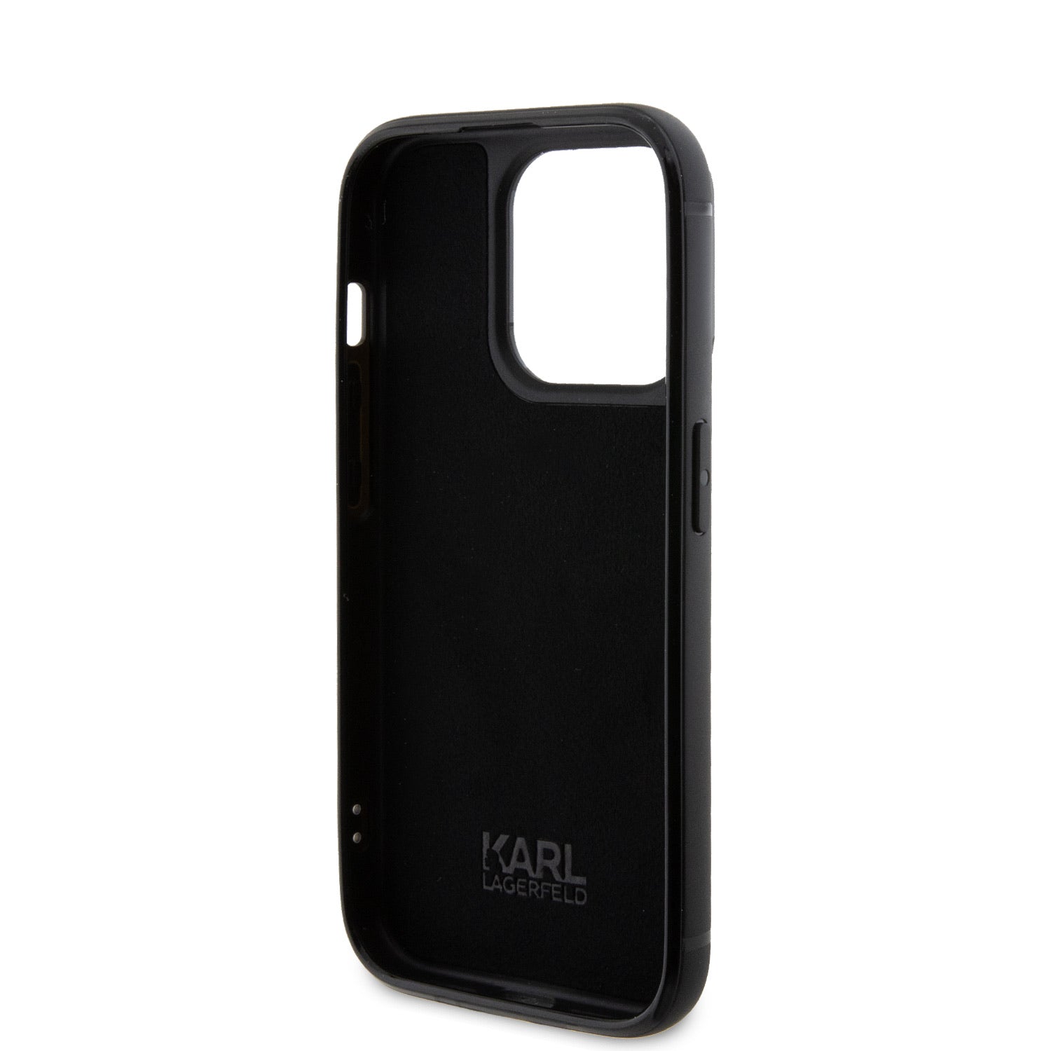 Karl Lagerfeld Rhinestone Metal Logo Case