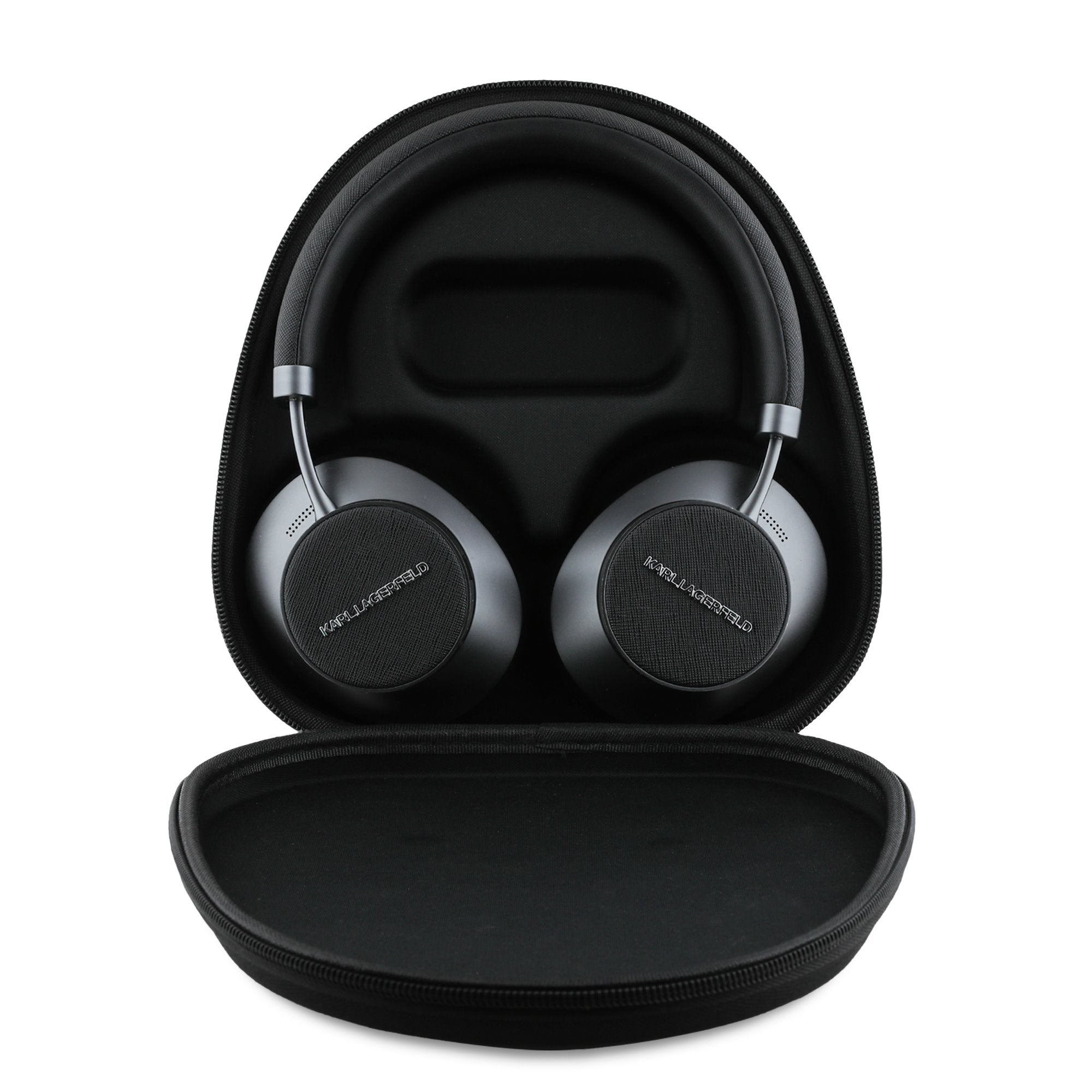 Karl Lagerfeld Saffiano Metal Logo Over Ear Kopfhörer