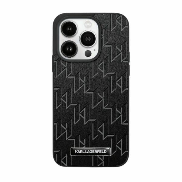 Karl Lagerfeld Monogram Metal Logo MagSafe Case