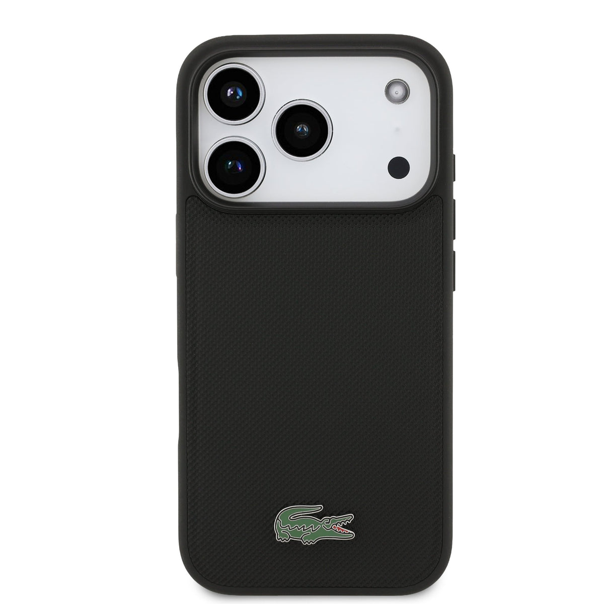 Lacoste Petit Pique Metal Logo MagSafe iPhone Hülle + Kartenhalter