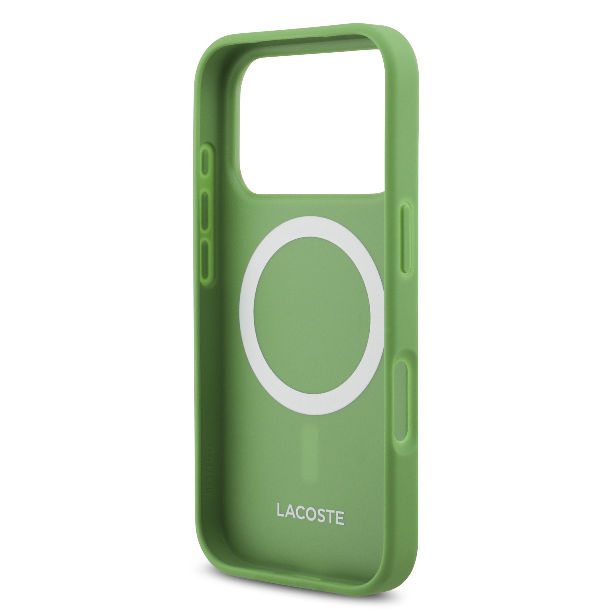 Lacoste Petit Pique Metal Logo MagSafe iPhone Hülle + Kartenhalter