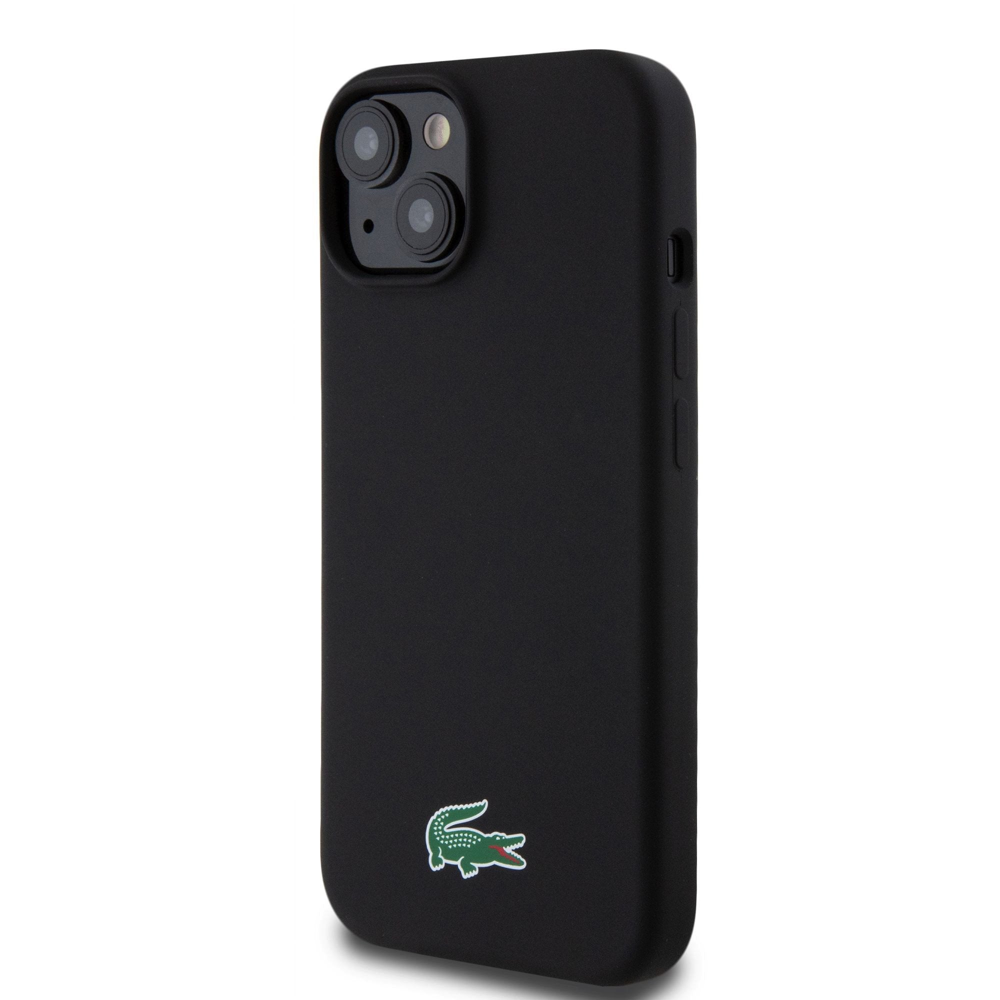Lacoste Silicone Microfiber Croc Logo MagSafe Case