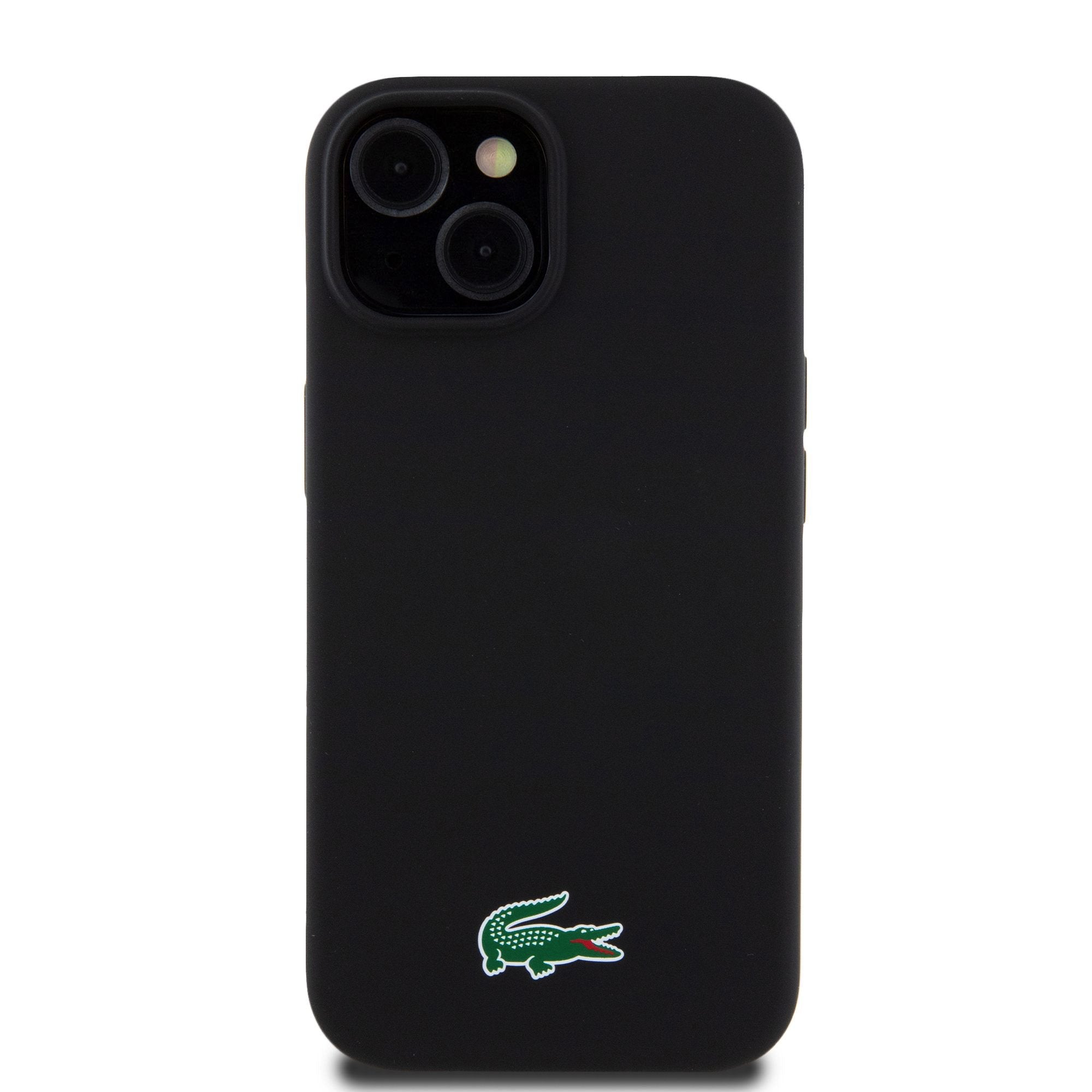 Lacoste Silicone Microfiber Croc Logo MagSafe Case