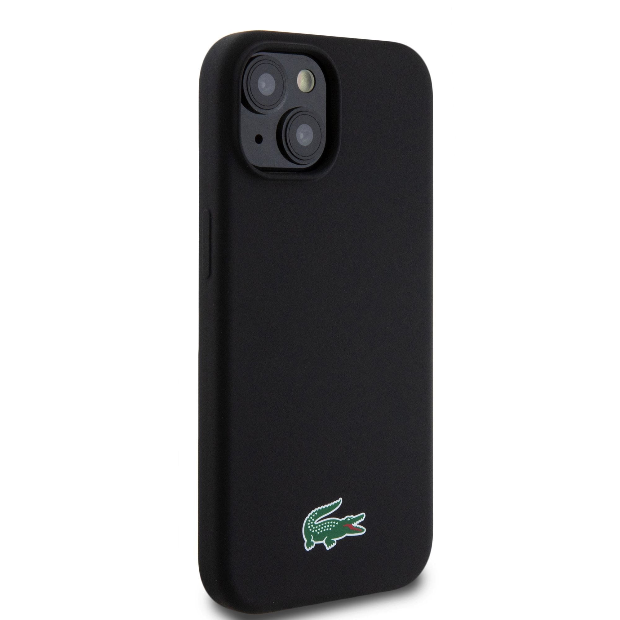 Lacoste Silicone Microfiber Croc Logo MagSafe Case