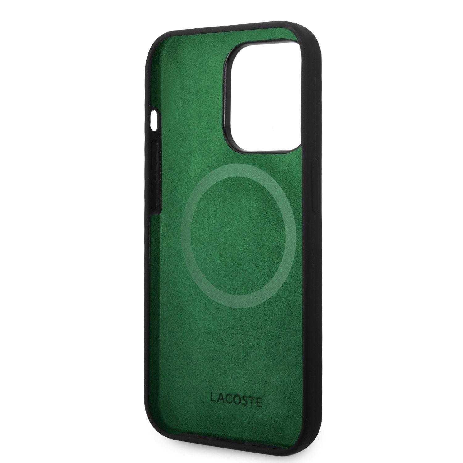 Lacoste Silicone Microfiber Croc Logo MagSafe Case