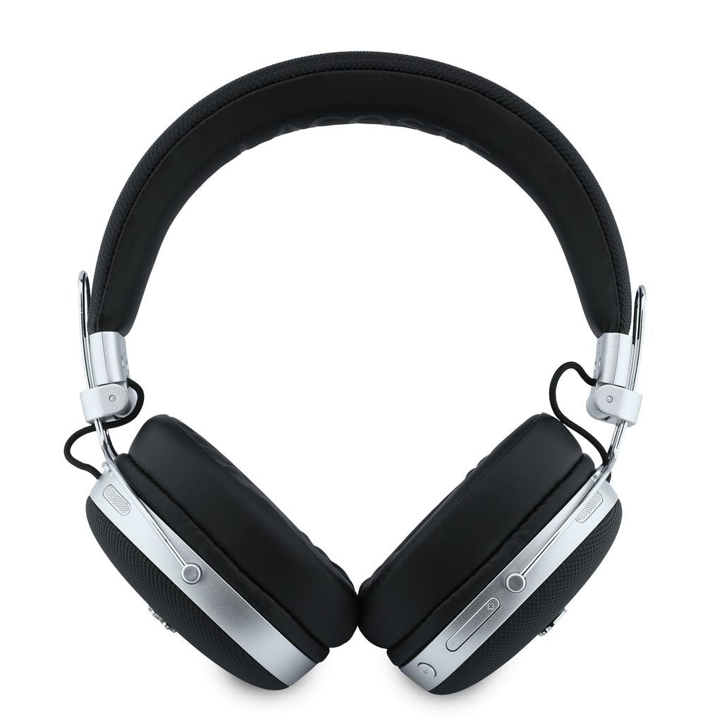 Lacoste Petit Pique Metal Logo Headphones - Over Ear Bluetooth Kopfhörer Silber Schwarz