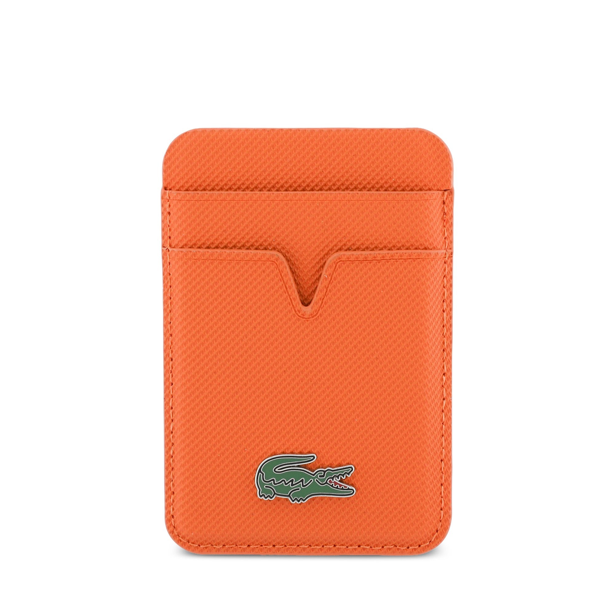 Lacoste Petit Pique MagSafe Kartenhalter Orange