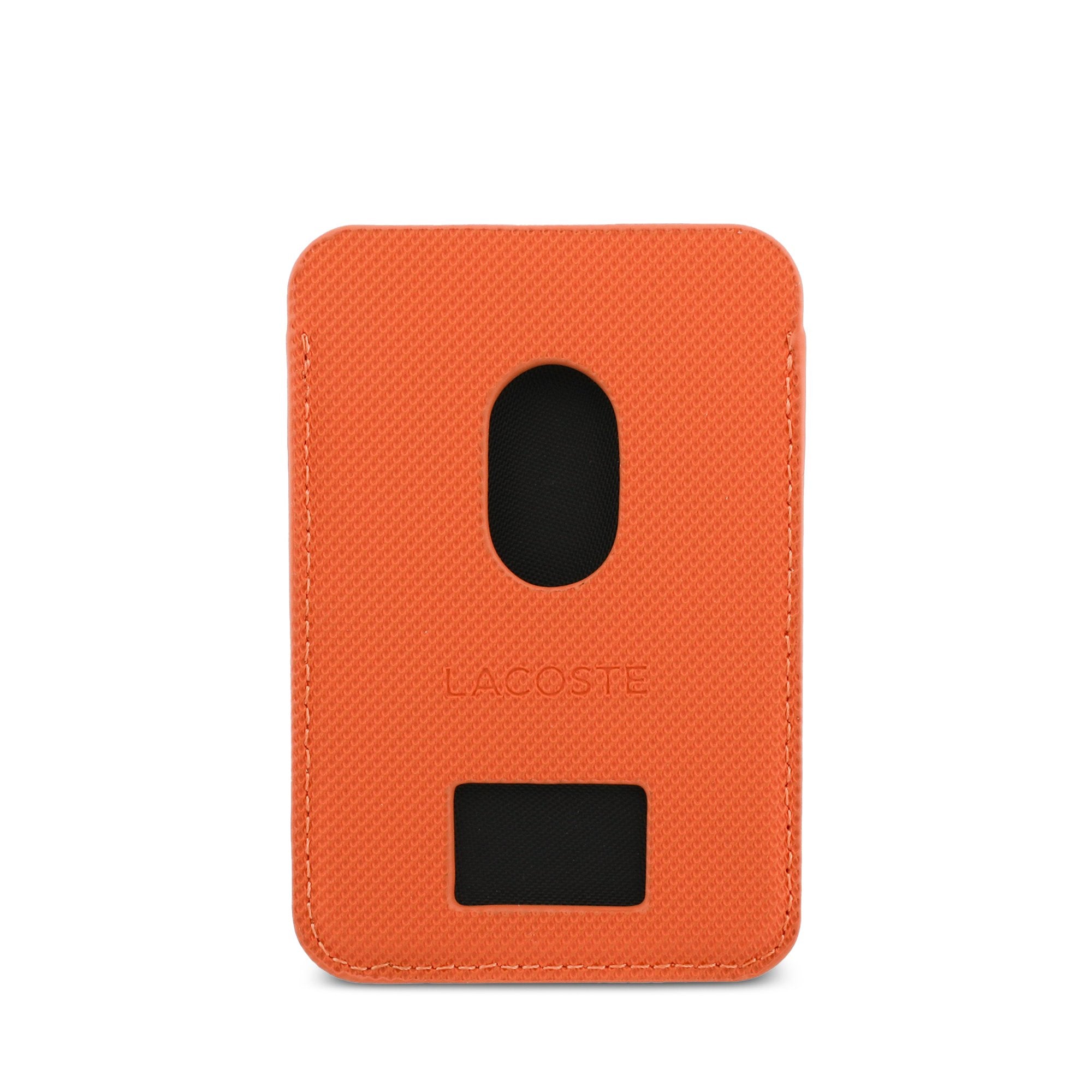 Lacoste Petit Pique MagSafe Kartenhalter Orange