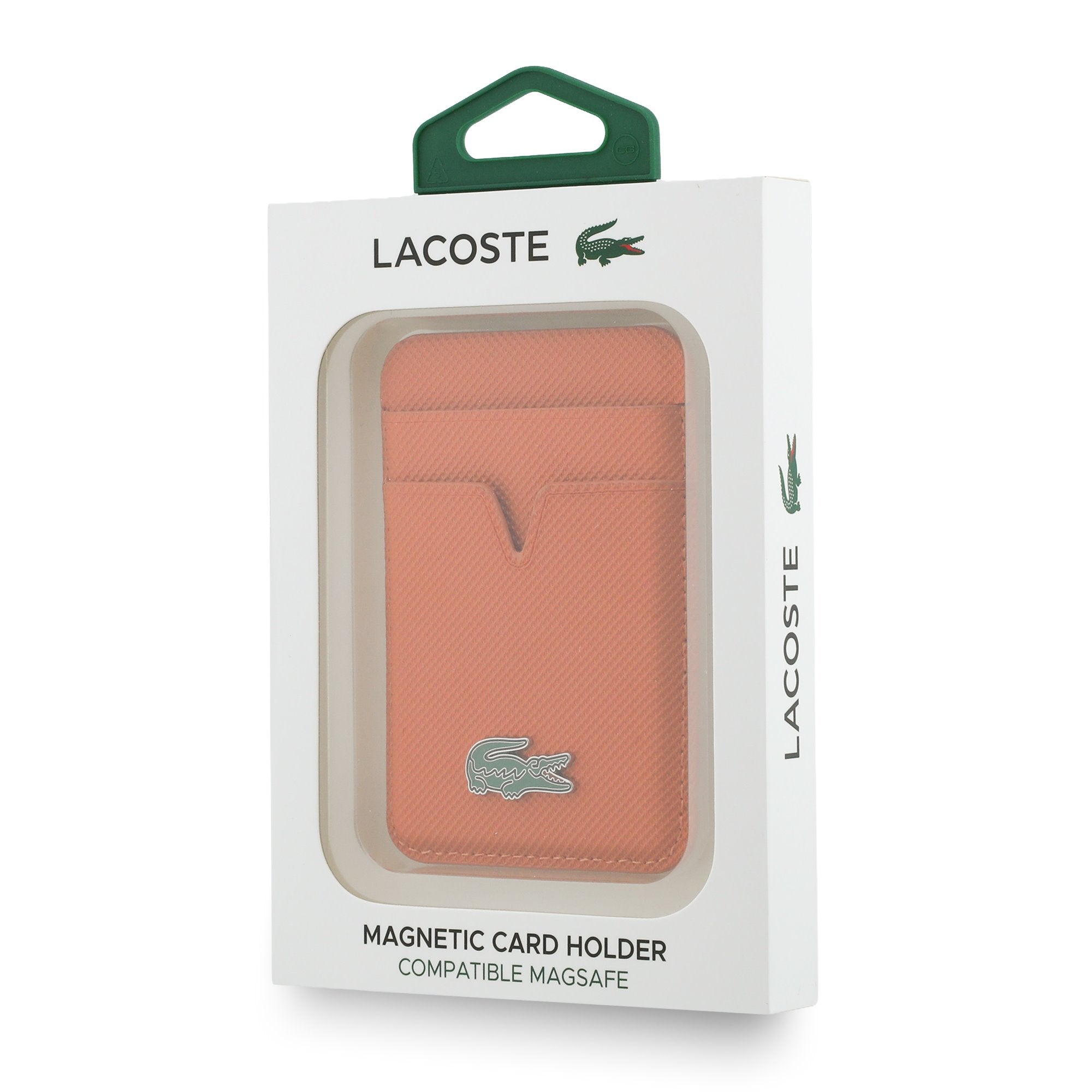 Lacoste Petit Pique MagSafe Kartenhalter Orange