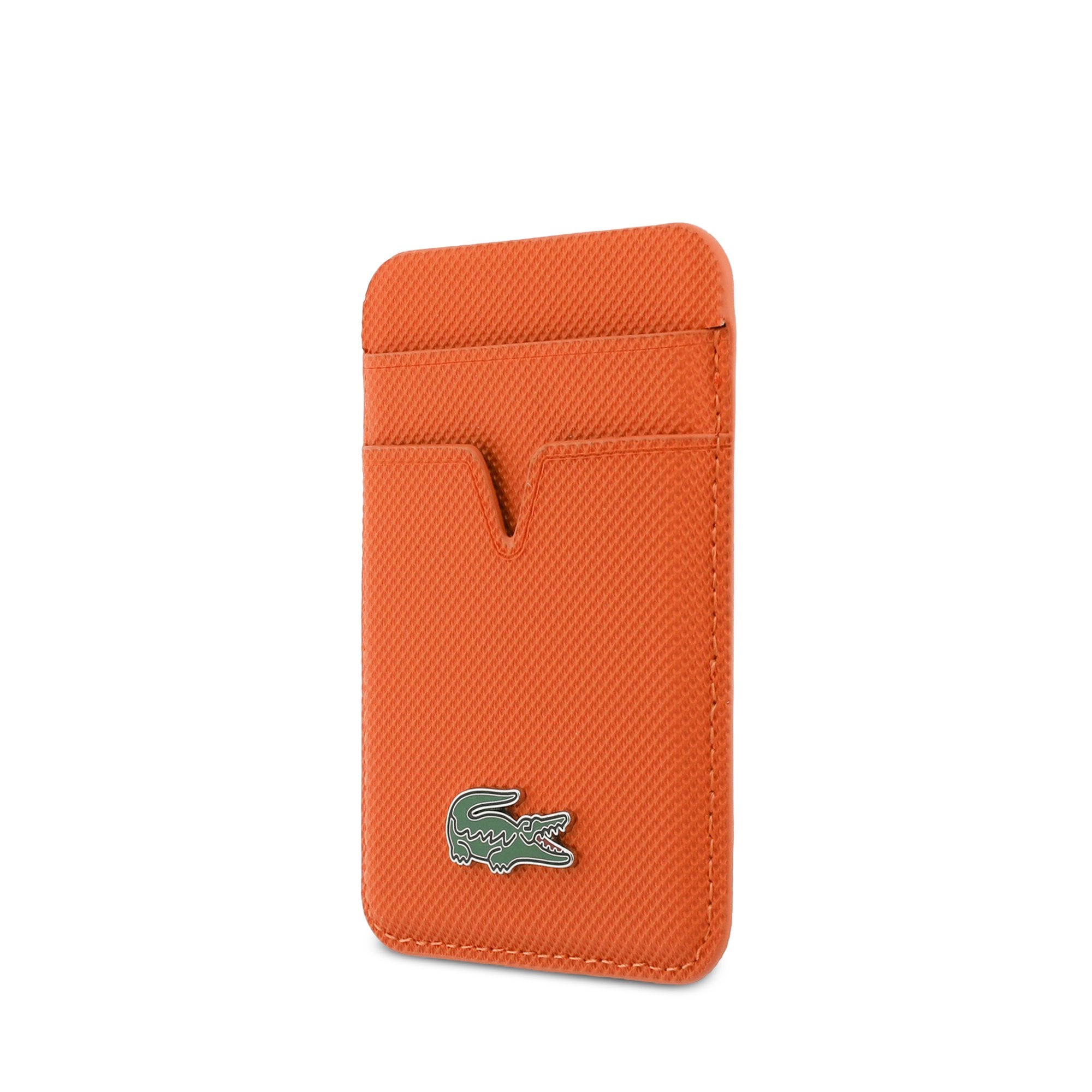 Lacoste Petit Pique MagSafe Kartenhalter Orange