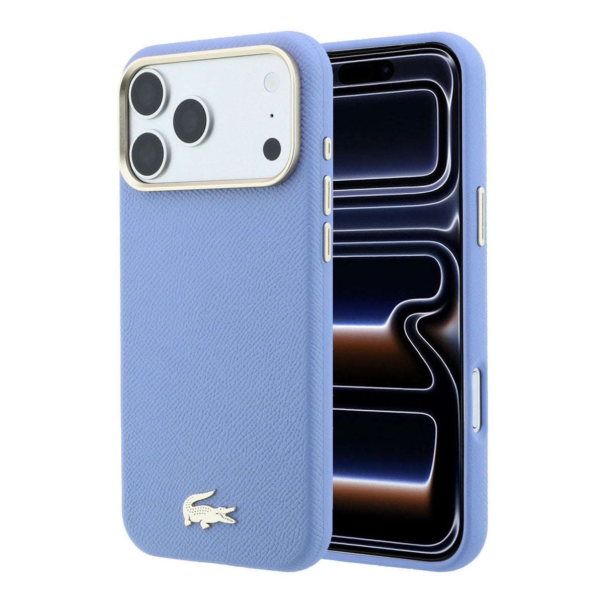 Lacoste Champs Elysees Gold Logo MagSafe iPhone Hülle