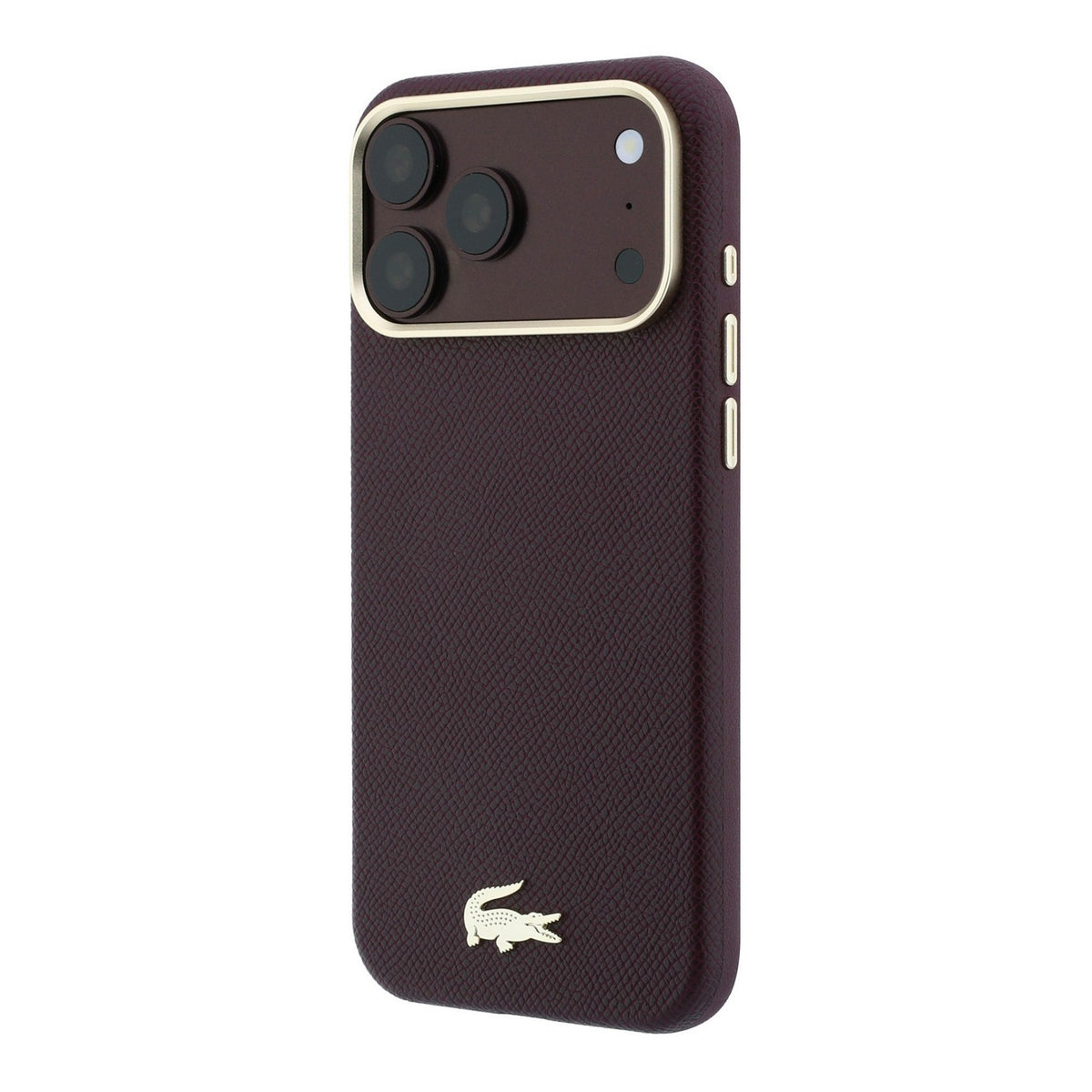 Lacoste Champs Elysees Gold Logo MagSafe iPhone Hülle