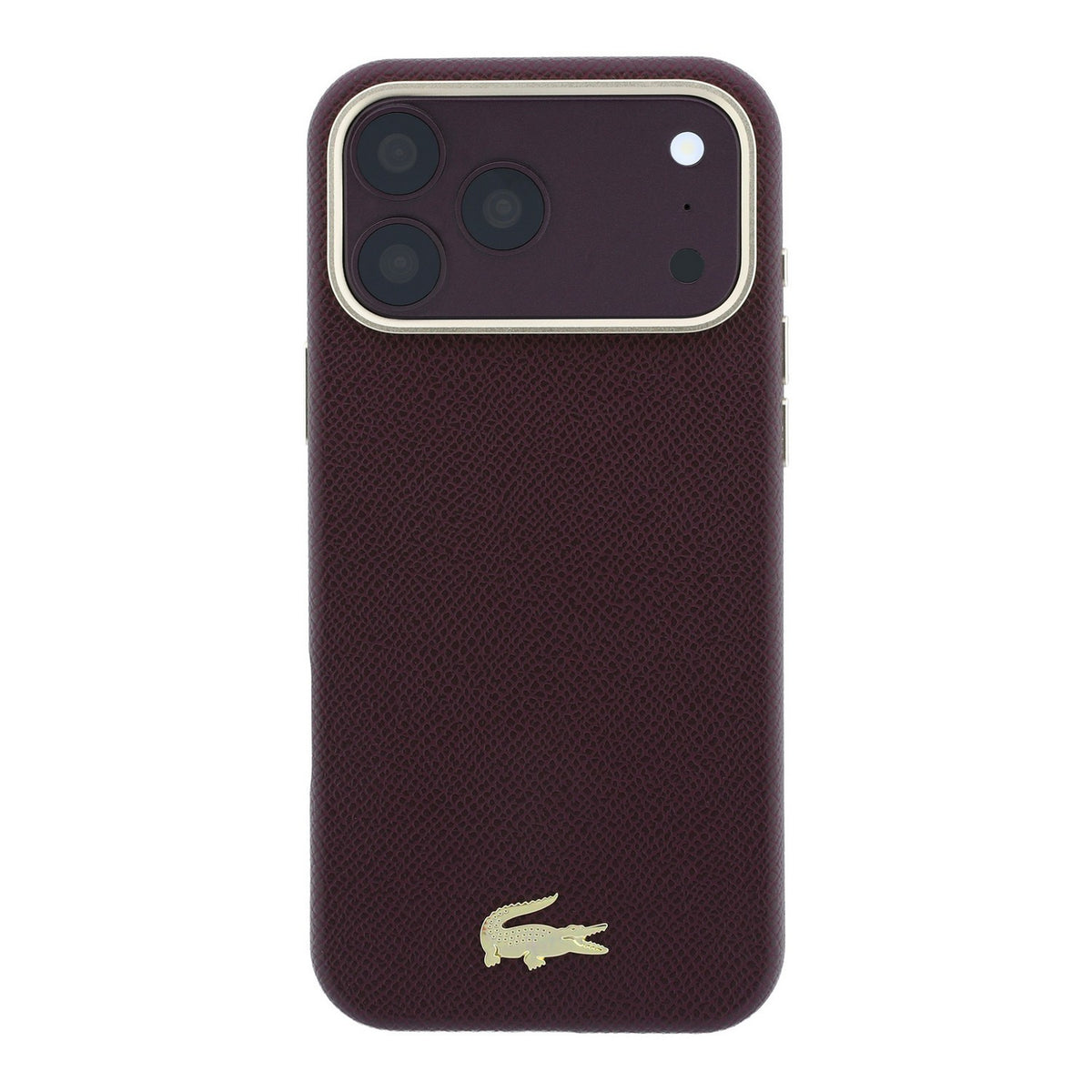 Lacoste Champs Elysees Gold Logo MagSafe iPhone Hülle