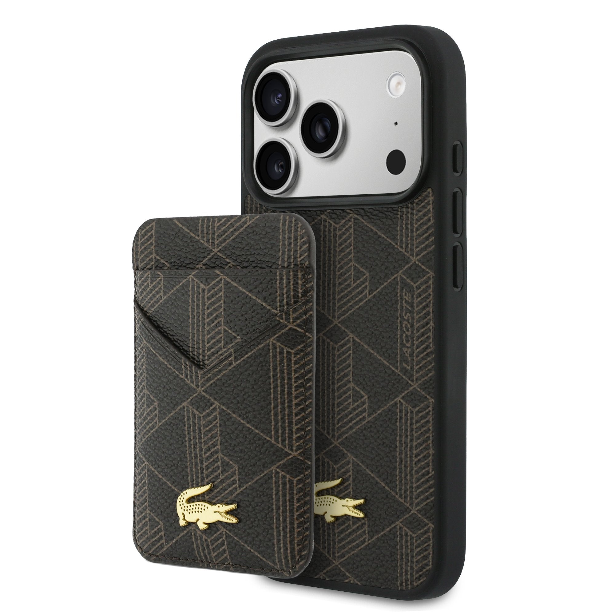 Lacoste Blend MagSafe iPhone Hülle + Kartenhalter