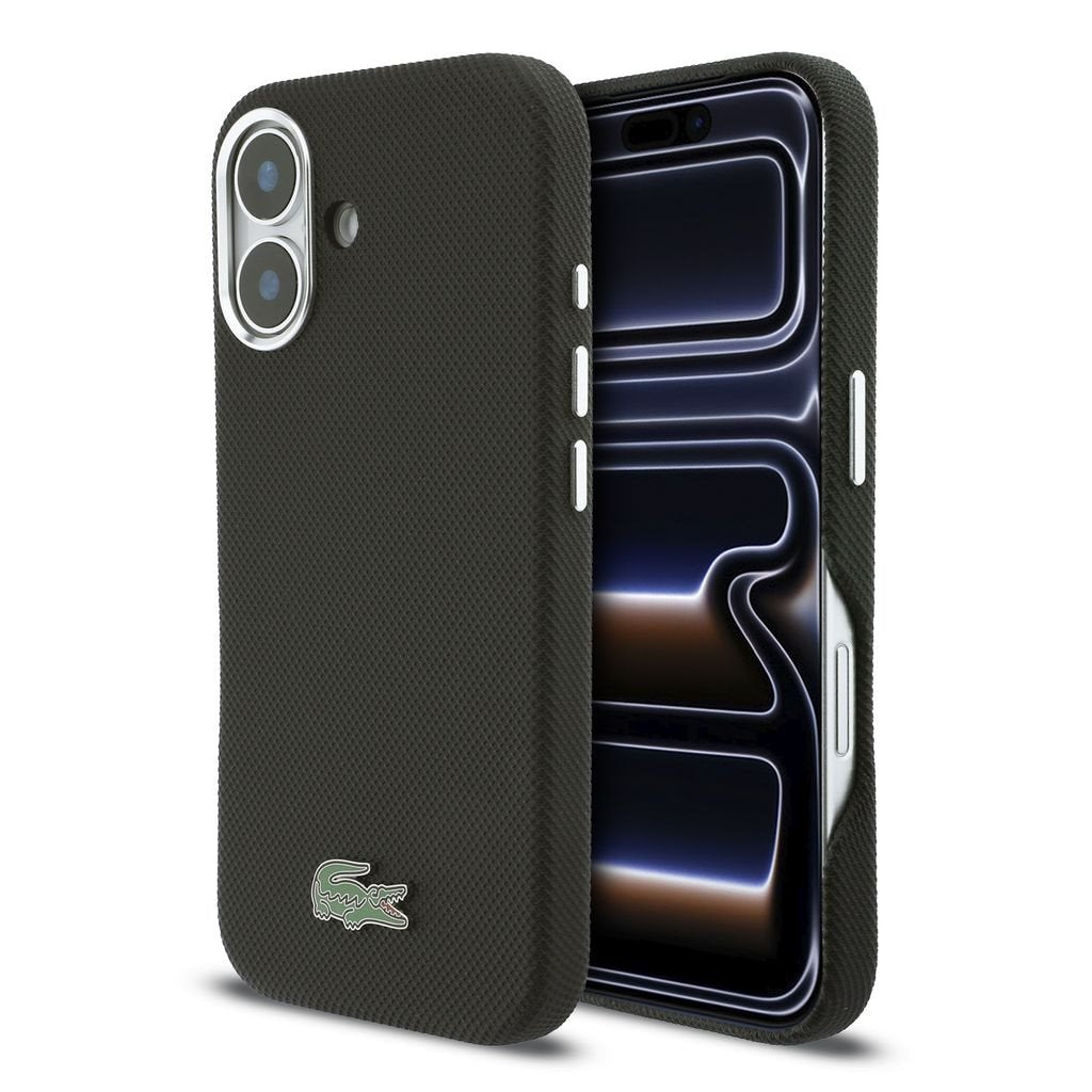 Lacoste Petit Pique Metal Logo MagSafe iPhone Hülle