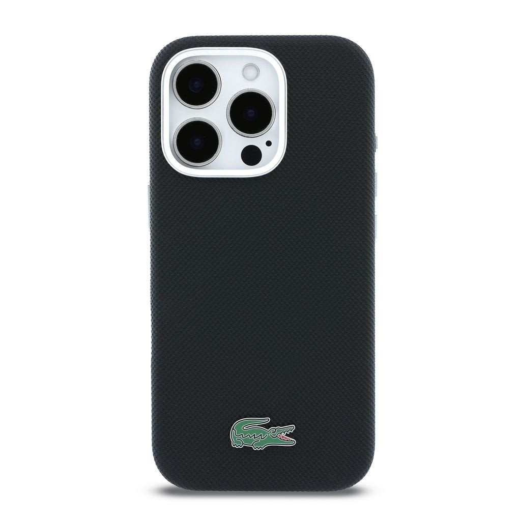 Lacoste Petit Pique Metal Logo MagSafe iPhone Hülle