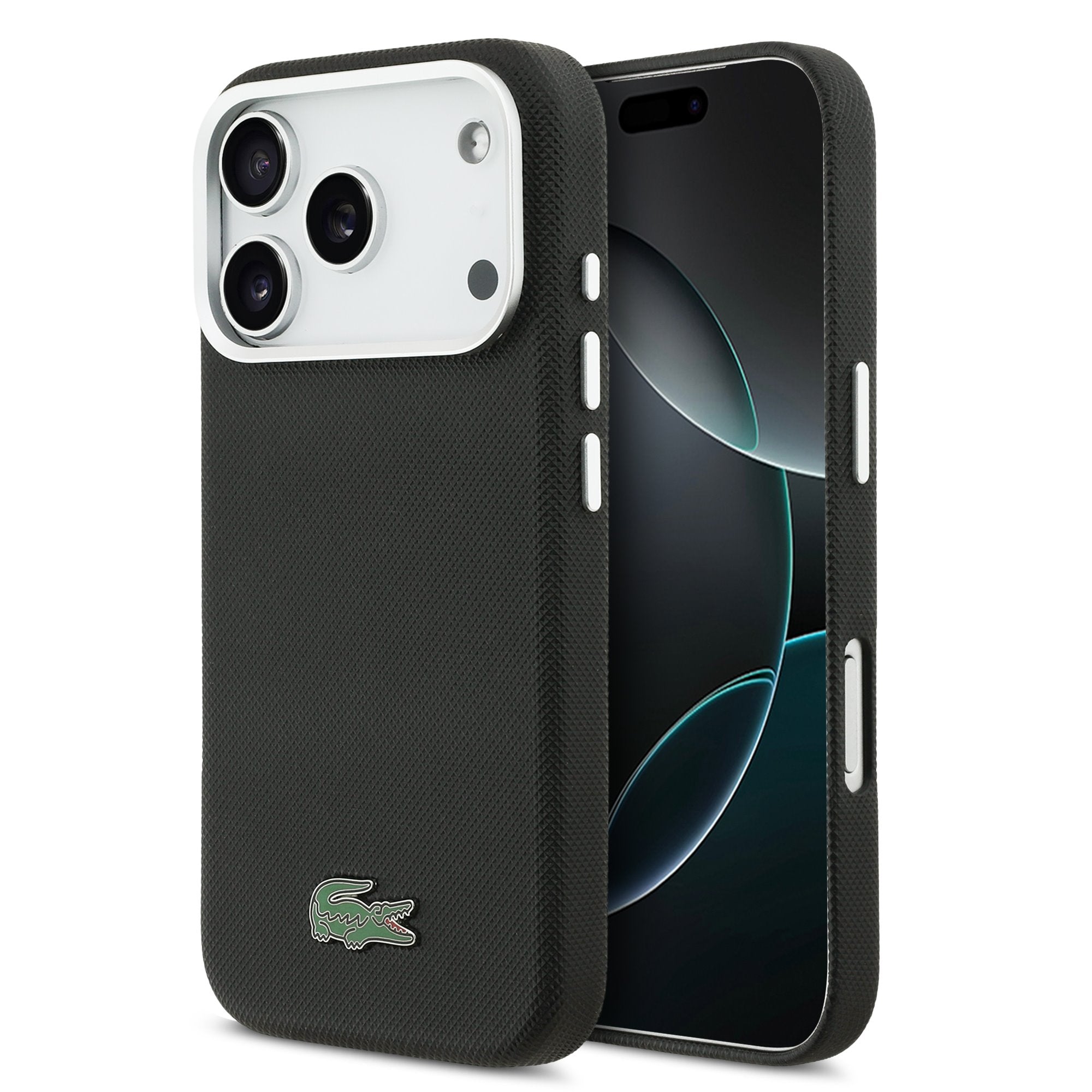 Lacoste Petit Pique Metal Logo MagSafe iPhone Hülle