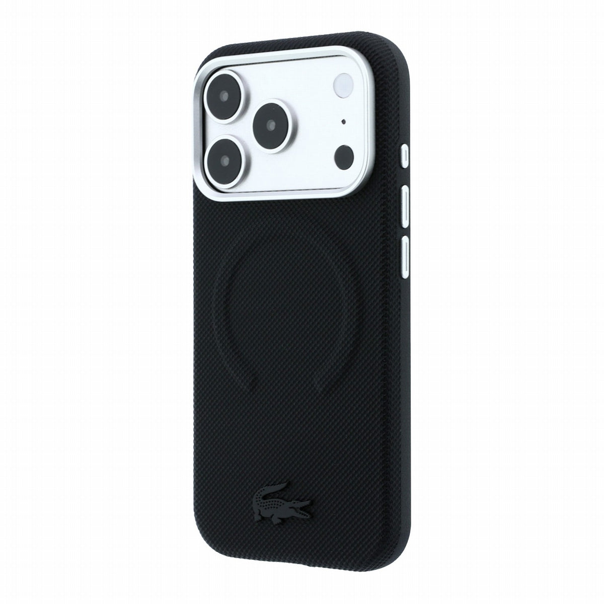 Lacoste Petit Pique Semi Wrap Embossed MagSafe iPhone Hülle