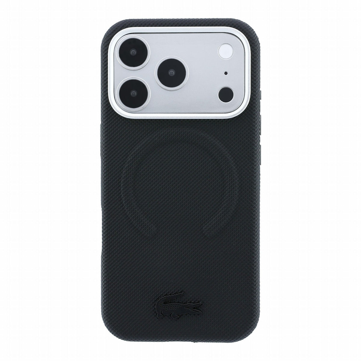 Lacoste Petit Pique Semi Wrap Embossed MagSafe iPhone Hülle