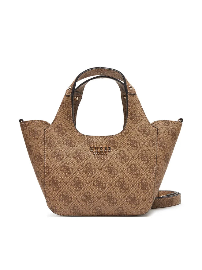 Guess Calista 2 in 1 Mini Handtasche Braun