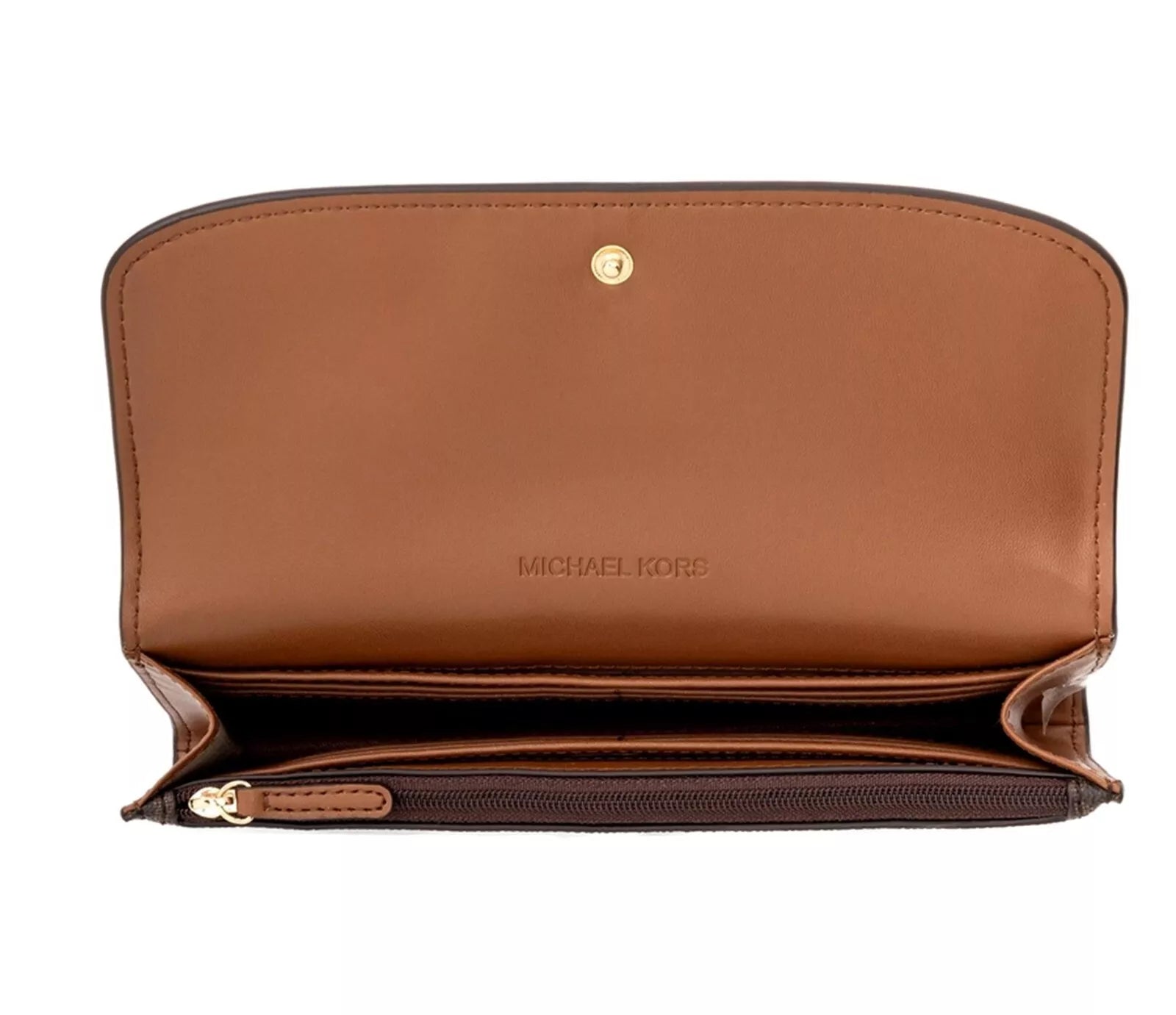 Michael Kors Hamilton Large Geldbeutel Braun