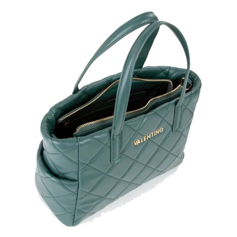 Valentino gesteppte Medium Handtasche grün