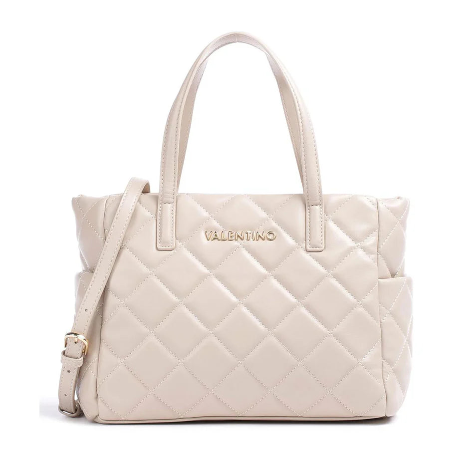 Valentino gesteppte Medium Handtasche beige
